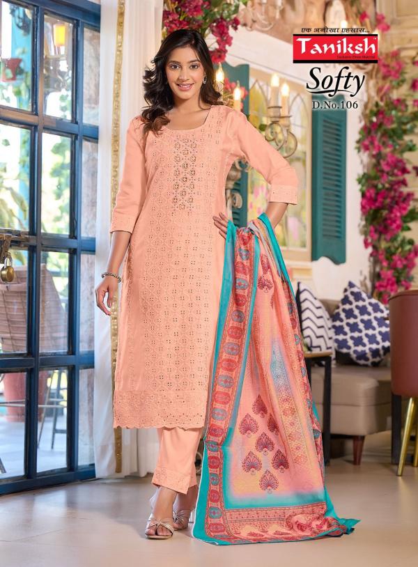 Taniksh Softy Vol 1 Kurti Bottom With Dupatta Collection